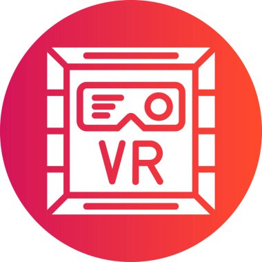 vr glasses. web icon simple design