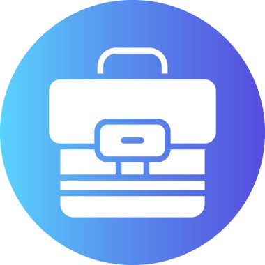 Çanta simgesinin vektör illüstrasyonu