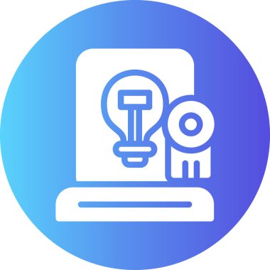 Bilgisayar. Web simgesi basit illüstrasyon