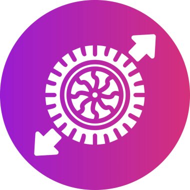 dairesel oklar dairesel vektör çizimi