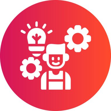 İnsan simgesinin vektör illüstrasyonu