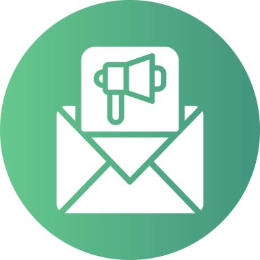 E-posta. Web simgesi basit illüstrasyon