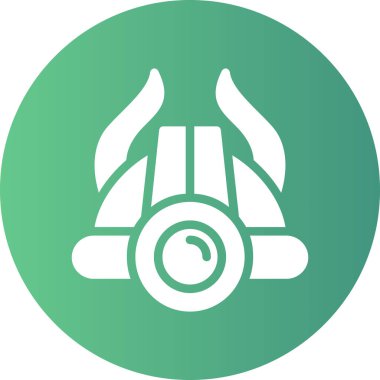 İzole edilmiş tek bir dişli simgesinin vektör çizimi