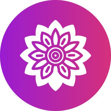 güzel lotus vektör simgesi