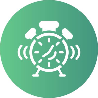 Saat simgesi vektör illüstrasyonu