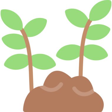 ağaç bitki vektör çizimi tasarımı