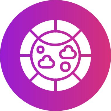 Bulut. Web basit illüstrasyon tasarımı