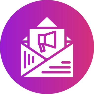 E- posta simgesi vektör illüstrasyonu