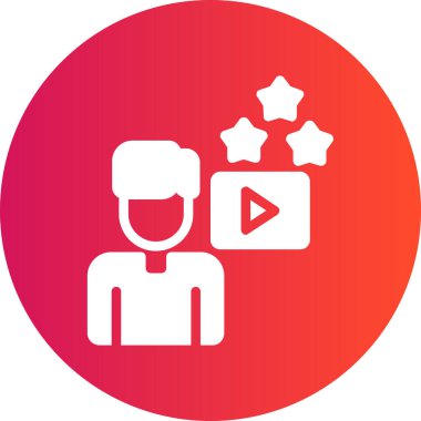 video simgesi vektör illüstrasyonu