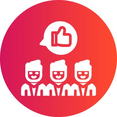 insanlar simge vektör illüstrasyonu