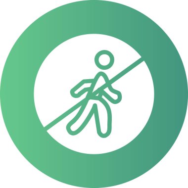 Yeşil takım elbiseli bir kadının vektör çizimi