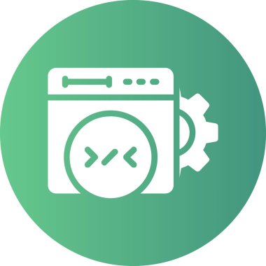 Tek bir izole simgenin vektör illüstrasyonu