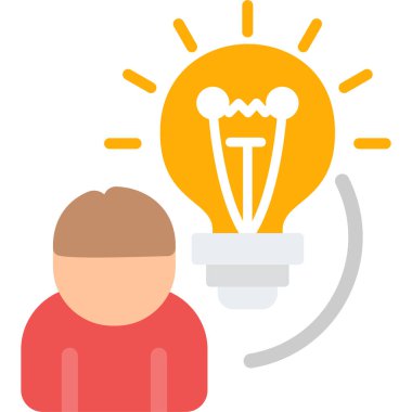 fikir yaratıcı fikir simgesi