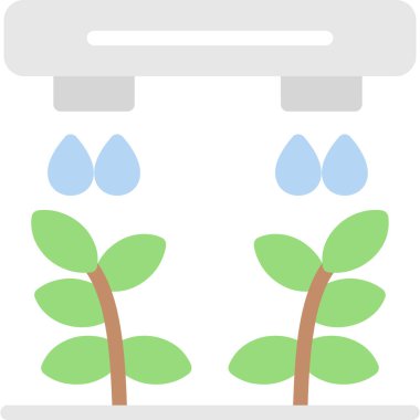 Bitki simgesi. Web simgesi illüstrasyonu