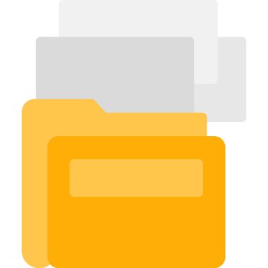 Dizin Dosyası Düz Vektör Simgesi