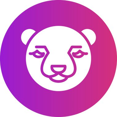 hayvan ayı ikonu - taslak biçiminde