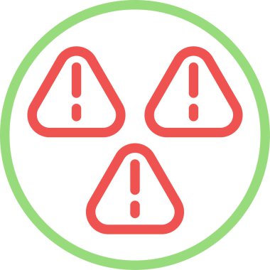 uyarı simgesi vektör illüstrasyonu