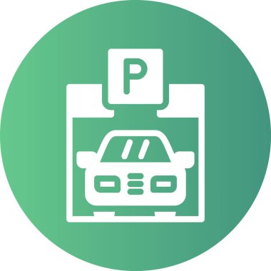 vektör park simgesi illüstrasyonu