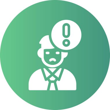 Mühendis. Web simgesi basit illüstrasyon