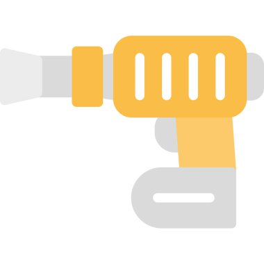 Yapı araçları düz simge, vektör, illüstrasyon