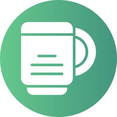 çay fincanı ikonu vektör illüstrasyonu