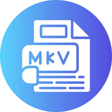 v m biçiminin vektör simgesi