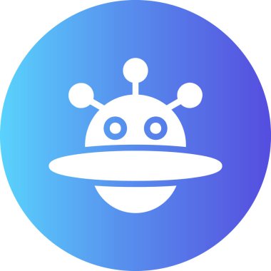 Robot simgesinin vektör illüstrasyonu