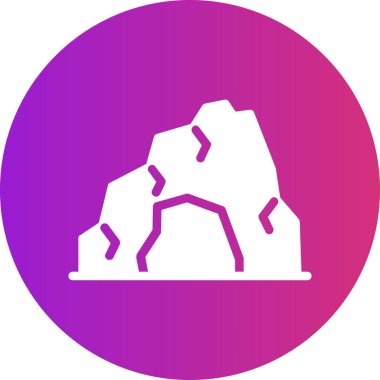 dağ ikonu vektör illüstrasyonu