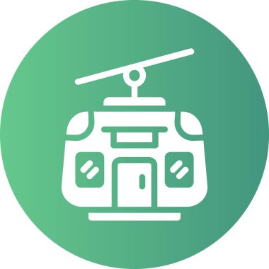 Radyo. Web simgesi basit illüstrasyon