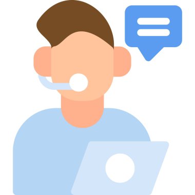 Çağrı merkezi. Basit resimleme