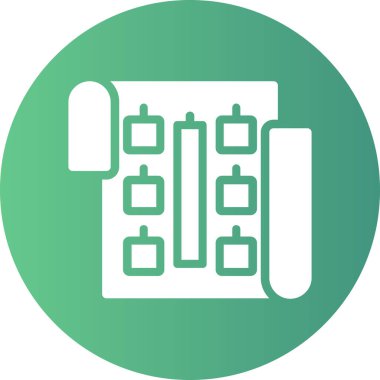 Modern eğitim ikonunun vektör illüstrasyonu