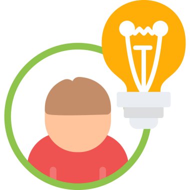 Girişimci Düz, Basit Vektör Tasarımı