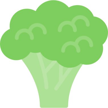 brokoli simgesi, modern vektör illüstrasyonu