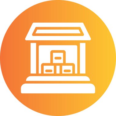 Yapı simgesinin vektör illüstrasyonu