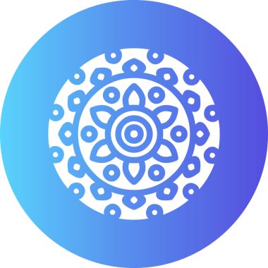 lotus icon, vector illustration simple design