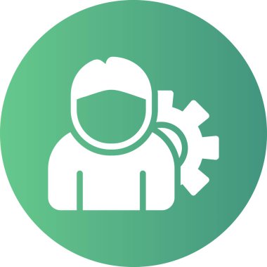 Modern gaz ikonunun vektör illüstrasyonu