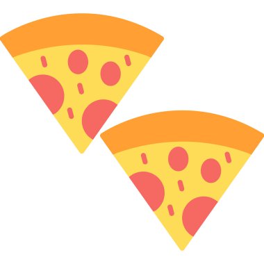 Pepperoni simge vektörünün dilimi