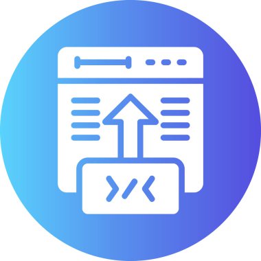 Ok. Web simgesi basit illüstrasyon