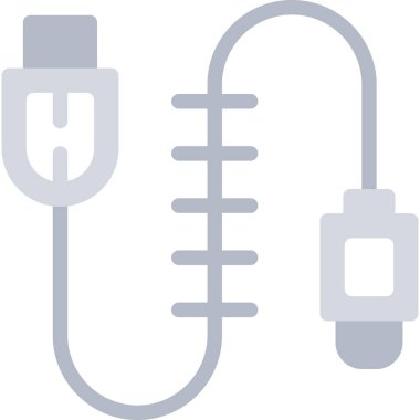 Kablo eklentisi simgesi - taslak biçimi