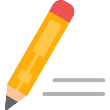 Kalem. Web simgesi basit tasarım