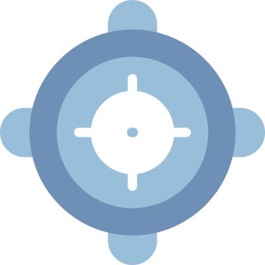 Hedef. Web simgesi basit illüstrasyon