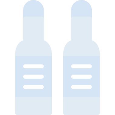 Şişe. Web simgesi basit illüstrasyon