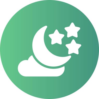 Ay yıldızları simgesi ana hatlarıyla