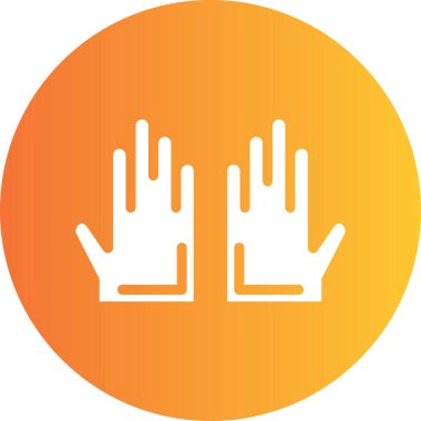 Bir elin vektör illüstrasyonu