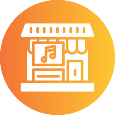 Alışveriş simgesinin vektör illüstrasyonu