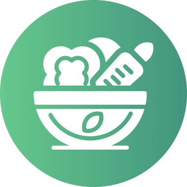 Gıda simgesinin vektör illüstrasyonu