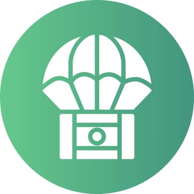 Benzersiz para vektör simgesi