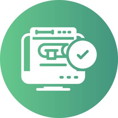 seo modern simgesinin vektör illüstrasyonu