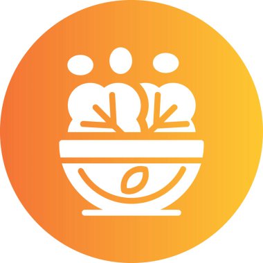 vektör yemek kase simgesi