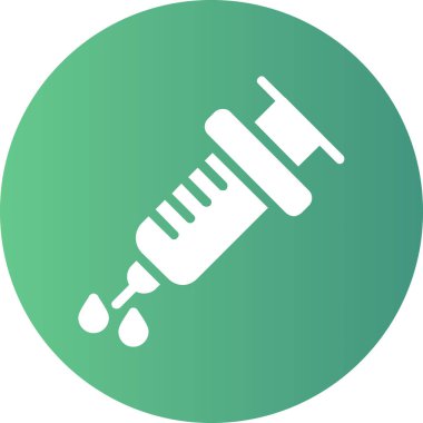 Şırınga simgesi. Şırınga vektör simgesi web için basit örnek